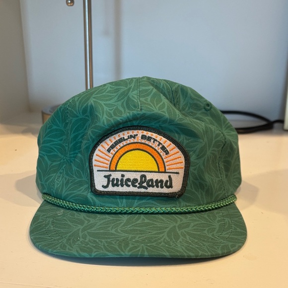 Accessories - Juiceland Green Patterned Cap